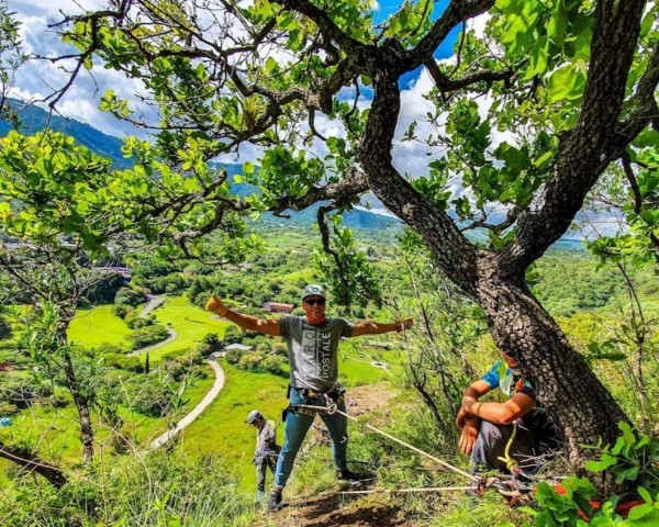 Rapel en Malinalco de 50mts